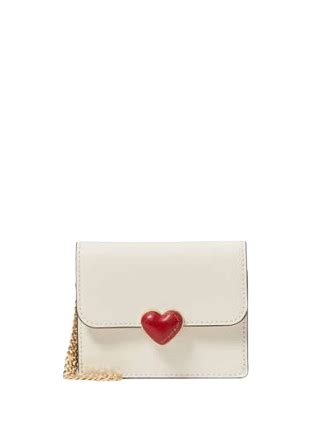 Kate Spade Heart Hardware Small Flap Card Holder 